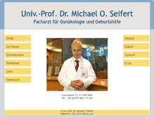 Tablet Screenshot of michaelseifert.net